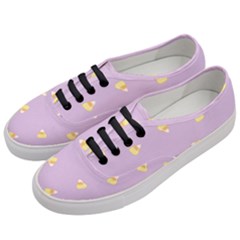Candy Corn (purple) Women s Classic Low Top Sneakers
