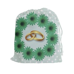 Rings Heart Love Wedding Before Drawstring Pouch (xxl)