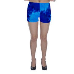 Background Course Gradient Blue Skinny Shorts