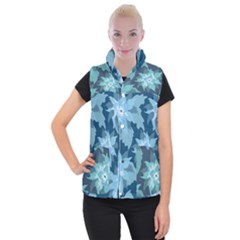 Graphic Design Wallpaper Abstract Women s Button Up Vest