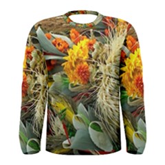Flower Color Nature Plant Crafts Men s Long Sleeve Tee by Sapixe
