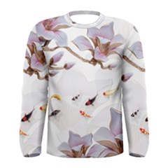 Fishes And Flowers Men s Long Sleeve Tee by burpdesignsA