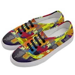 Abstract Vibrant Colour Women s Classic Low Top Sneakers by Sapixe
