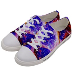 Galaxy Nebula Stars Space Universe Women s Low Top Canvas Sneakers