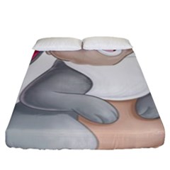 Bear Fitted Sheet (king Size) by NSGLOBALDESIGNS2