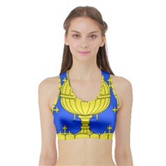 Banner Of Arms Of Kingdom Of Galice After Doetecum Sports Bra With Border by abbeyz71