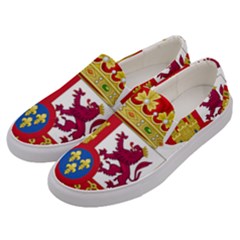 Coat Of Arms Of Spain Men s Canvas Slip Ons by abbeyz71