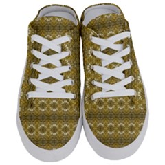 Golden Ornate Pattern Half Slippers by dflcprintsclothing