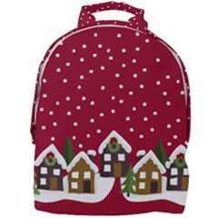 Winter Idyll Mini Full Print Backpack by Valentinaart