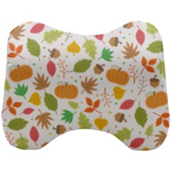 Thanksgiving Pattern Head Support Cushion by Valentinaart