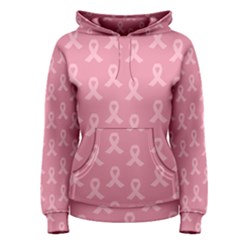 Pink Ribbon - Breast Cancer Awareness Month Women s Pullover Hoodie by Valentinaart