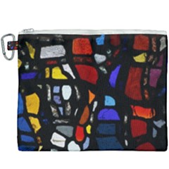 Art Bright Lead Glass Pattern Canvas Cosmetic Bag (xxxl) by Sapixe
