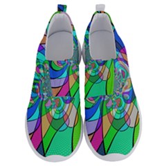 Retro Wave Background Pattern No Lace Lightweight Shoes