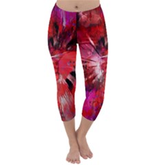 Color Abstract Background Textures Capri Winter Leggings  by Sapixe