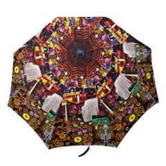 Painted House Folding Umbrellas by MRTACPANS