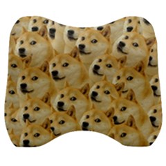 Doge Meme Doggo Kekistan Funny Pattern Velour Head Support Cushion by snek