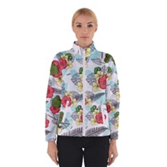 Apu Apustaja And Groyper Pepe The Frog Frens Hawaiian Shirt With Red Hibiscus On White Background From Kekistan Winter Jacket by snek
