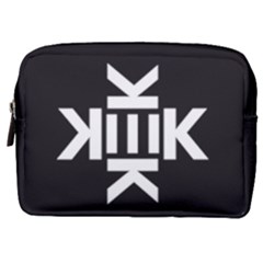 Official Logo Kekistan Kek Black And White On Black Background Make Up Pouch (medium) by snek