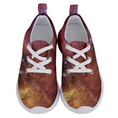 Cosmic Astronomy Sky With Stars Orange Brown And Yellow Kids  Lightweight Running Shoes by genx