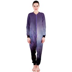 Orion Nebula Pastel Violet Purple Turquoise Blue Star Formation Onepiece Jumpsuit (ladies)  by genx