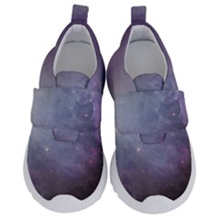 Orion Nebula Pastel Violet Purple Turquoise Blue Star Formation Velcro Strap Shoes by genx