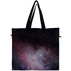 Eagle Nebula Wine Pink And Purple Pastel Stars Astronomy Canvas Travel Bag by genx