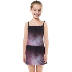 Eagle Nebula Wine Pink And Purple Pastel Stars Astronomy Kids Summer Sun Dress