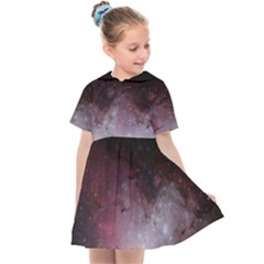 Eagle Nebula Wine Pink And Purple Pastel Stars Astronomy Kids  Sailor Dress