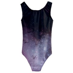 Eagle Nebula Wine Pink And Purple Pastel Stars Astronomy Kids  Cut-out Back One Piece Swimsuit