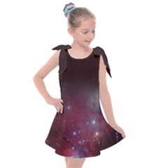 Christmas Tree Cluster Red Stars Nebula Constellation Astronomy Kids  Tie Up Tunic Dress