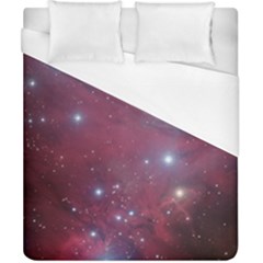 Christmas Tree Cluster Red Stars Nebula Constellation Astronomy Duvet Cover (california King Size)