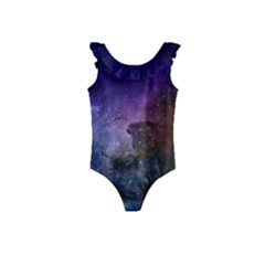 Carina Nebula Ngc 3372 The Grand Nebula Pink Purple And Blue With Shiny Stars Astronomy Kids  Frill Swimsuit