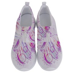 Colorful Butterfly Purple No Lace Lightweight Shoes