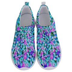 Blue And Hot Pink Succulent Sedum Flowers Detail No Lace Lightweight Shoes by myrubiogarden