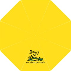 No Step On Snek Gadsden Flag Meme Parody Hook Handle Umbrellas (medium) by snek