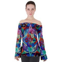 Soul Family - Off Shoulder Long Sleeve Top by tealswan