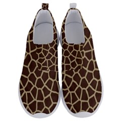 Giraffe Animal Print Skin Fur No Lace Lightweight Shoes by Wegoenart