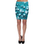 Stars Christmas Ice Decoration Bodycon Skirt