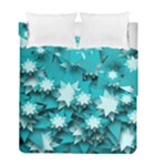 Stars Christmas Ice Decoration Duvet Cover Double Side (Full/ Double Size)