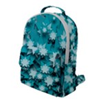 Stars Christmas Ice Decoration Flap Pocket Backpack (Large)