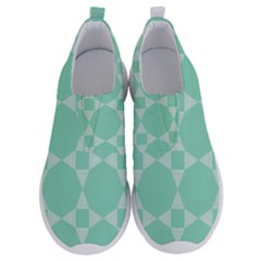 Mint Star Pattern No Lace Lightweight Shoes by picsaspassion