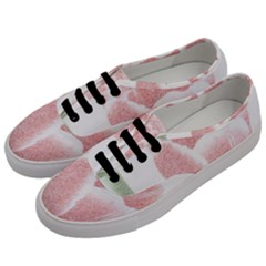 Tulip Red And White Pen Drawing Men s Classic Low Top Sneakers by picsaspassion