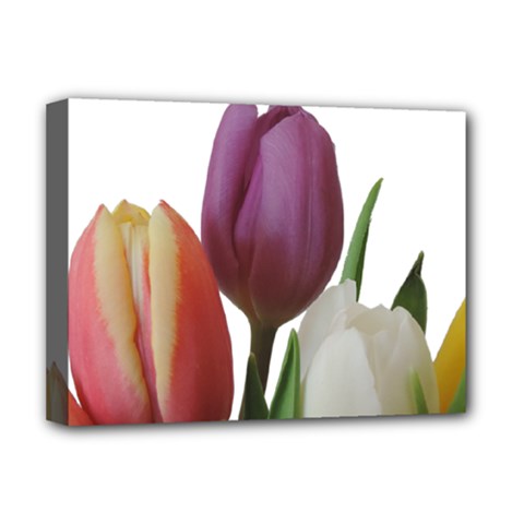 Tulips Bouquet Deluxe Canvas 16  X 12  (stretched)  by picsaspassion