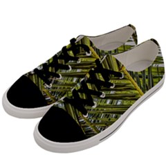 Palm Fronds Palm Palm Leaf Plant Men s Low Top Canvas Sneakers by Wegoenart