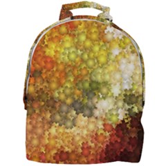 Autumn Kaleidoscope Art Pattern Mini Full Print Backpack by Wegoenart