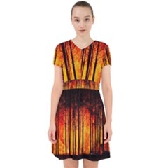 Forest Fire Forest Climate Change Adorable In Chiffon Dress by Wegoenart