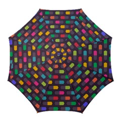 Background Colorful Geometric Golf Umbrellas by Wegoenart