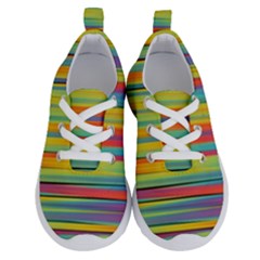 Colorful Background Pattern Running Shoes by Wegoenart