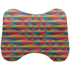 Background Abstract Colorful Head Support Cushion by Wegoenart