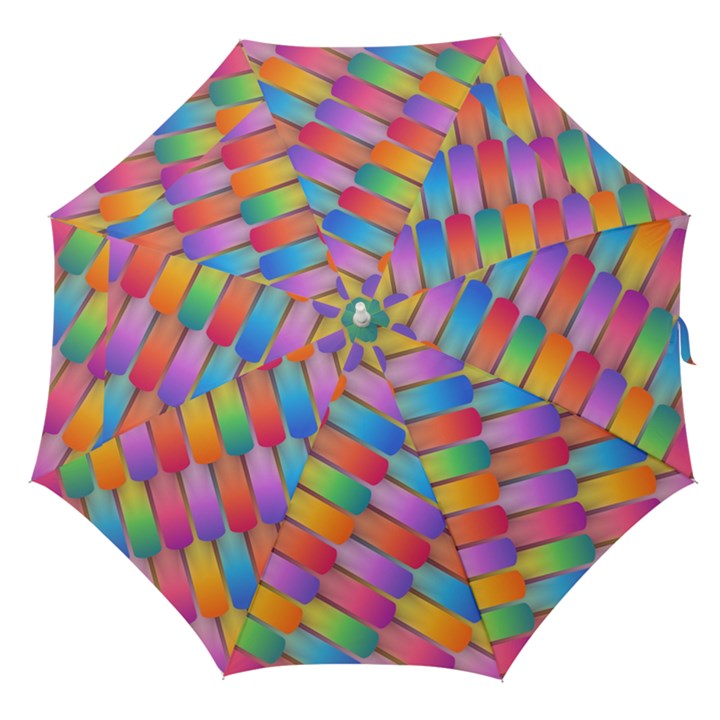 Colorful Background Abstract Straight Umbrellas